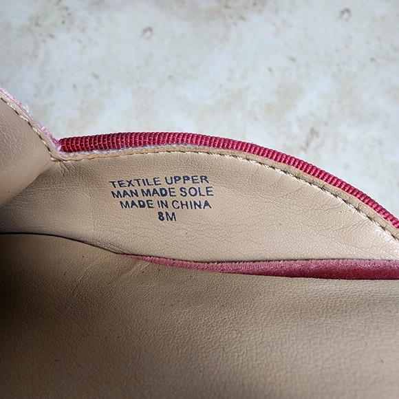 Ann Taylor Karolina Star Velvet Loafer Slides Size 8M - Picture 6 of 10